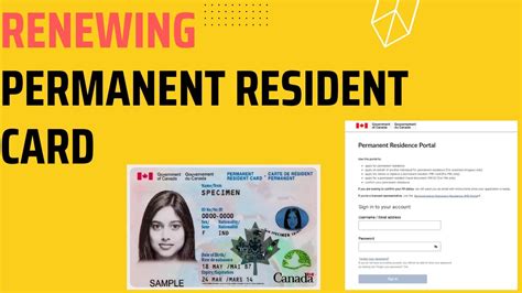 renewing canada permanent resident card.
